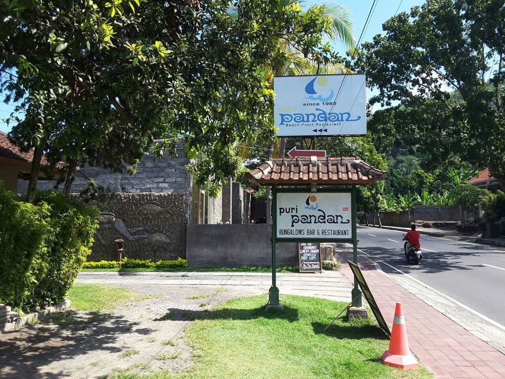 Puri Pandan Restaurant&Bungalow Candi Dasa  Bagian luar foto
